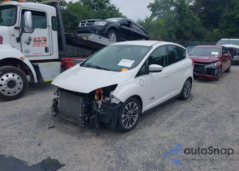 2017 Ford C-Max Energi Titanium from USA, damaged, VIN 1FADP5FU8HL107804